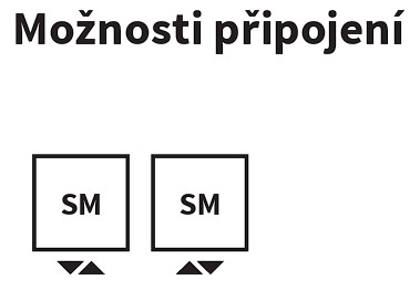 Koupelnový radiátor Coron ISAN Melody připojení